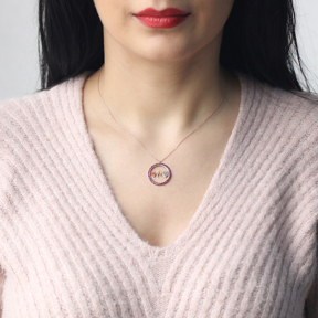 Heart And Heartbeat Pendant Turkish Wholesale 925 Sterling Silver Handmade Jewelry